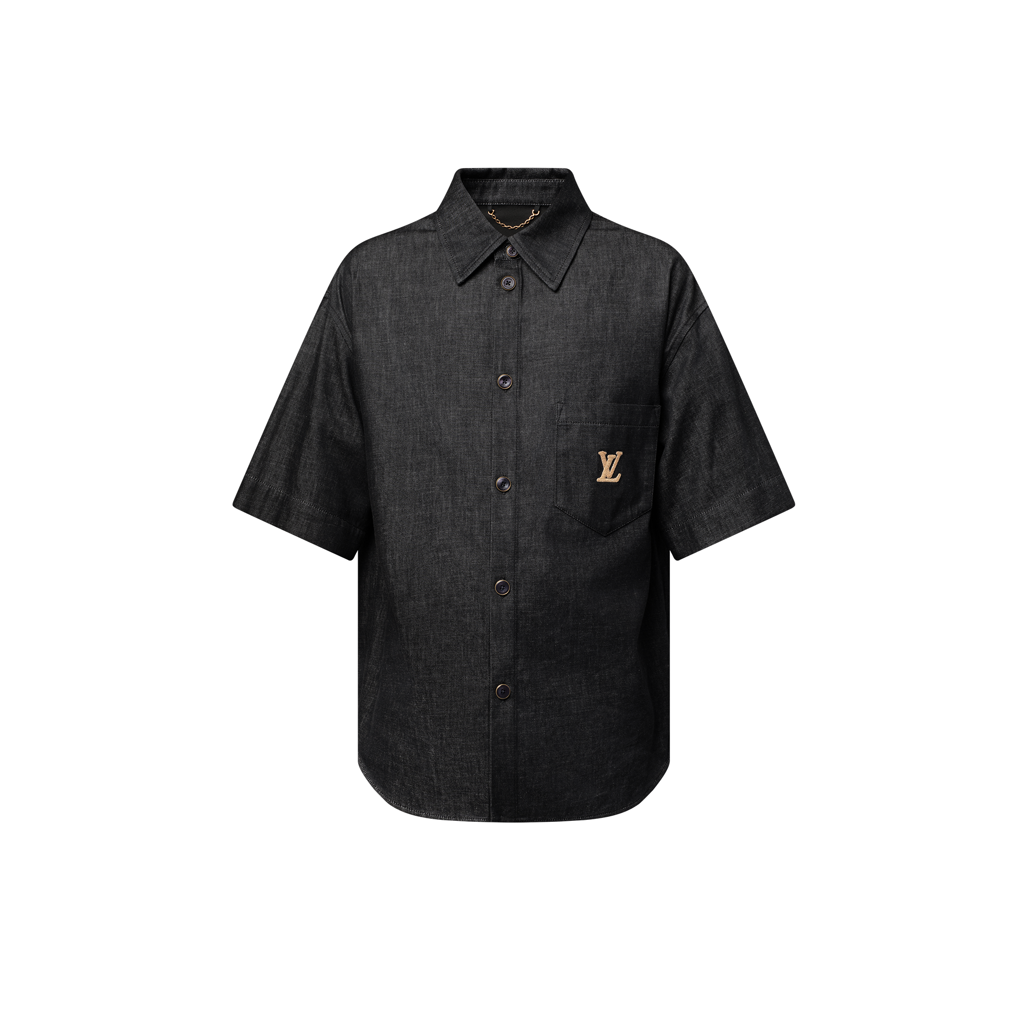 Short-Sleeved Chambray Shirt - Ready-to-Wear | LOUIS VUITTON